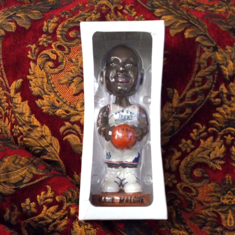 ***Karl Malone Bobblehead Utah Jazz NBA 2001 Playoffs***